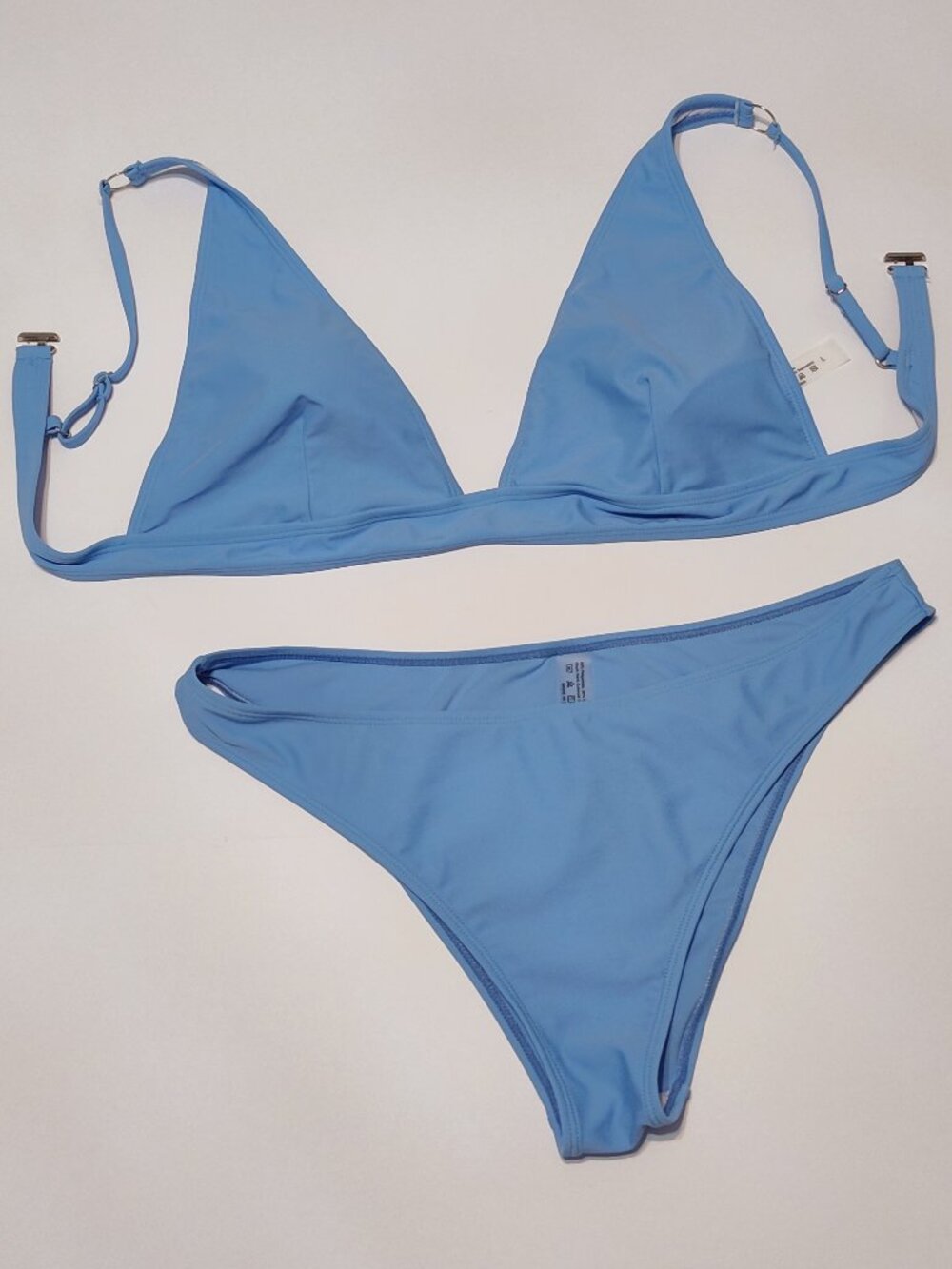 Light blue womens swimstuit swim bikini size L like new